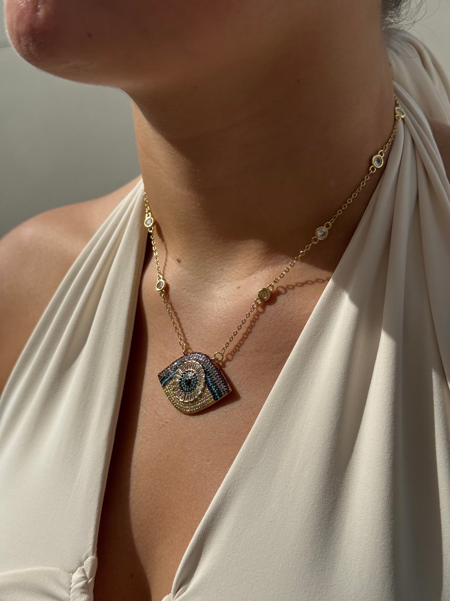 Delphi Eye Necklace