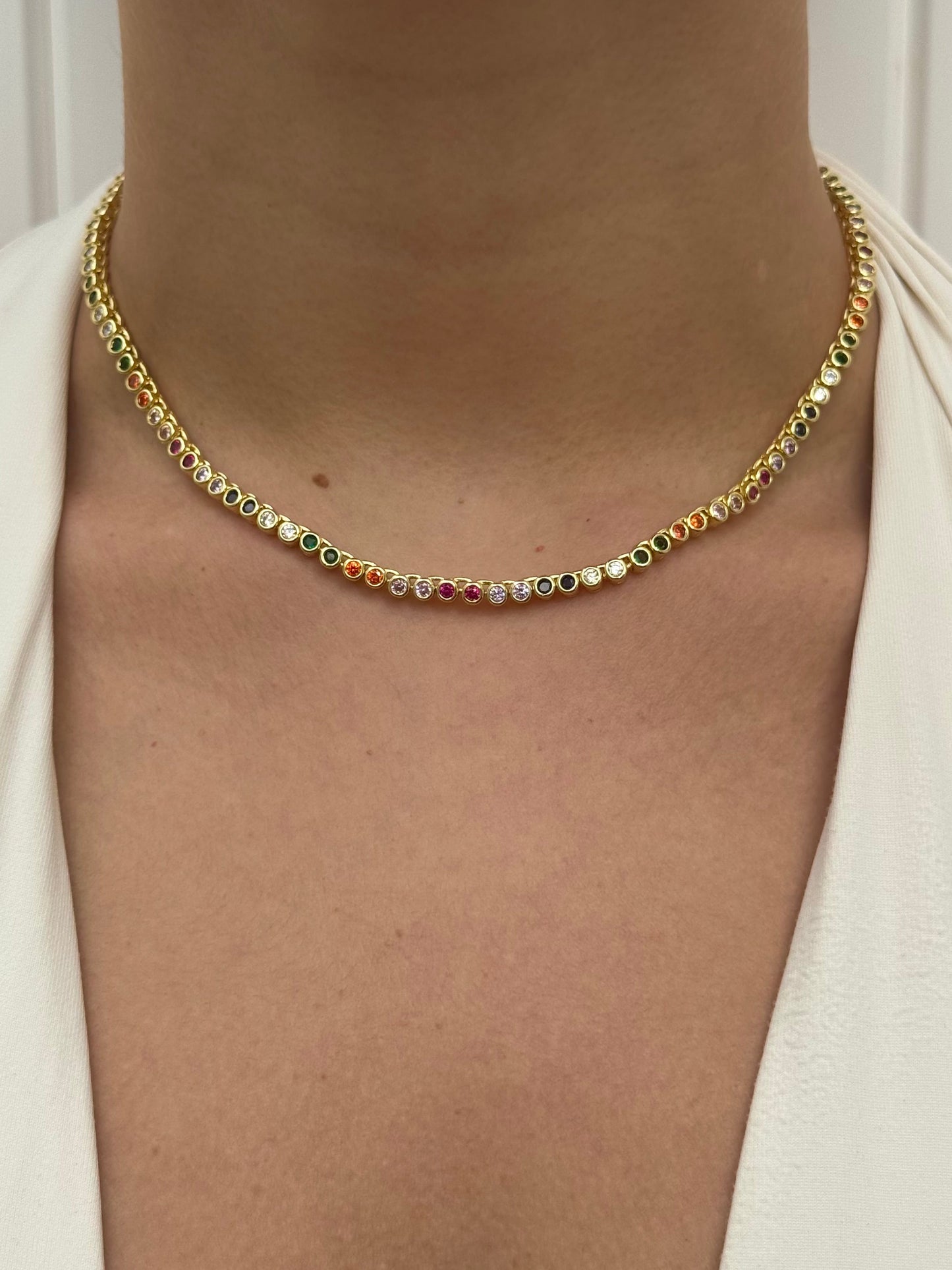 Patmos Tennis Necklace