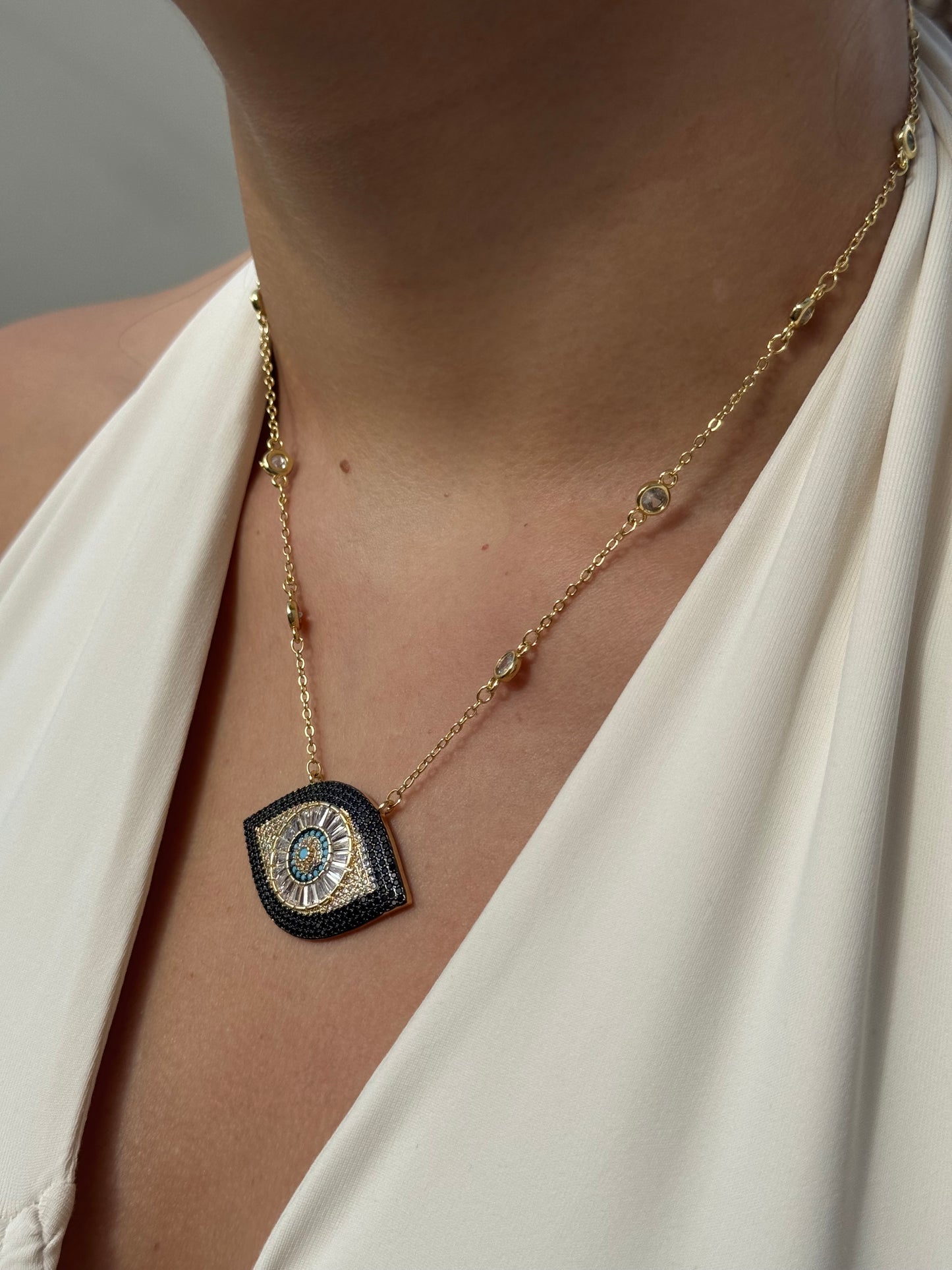 Delphi Eye Necklace