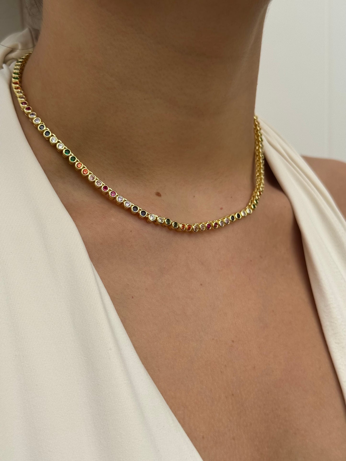 Patmos Tennis Necklace