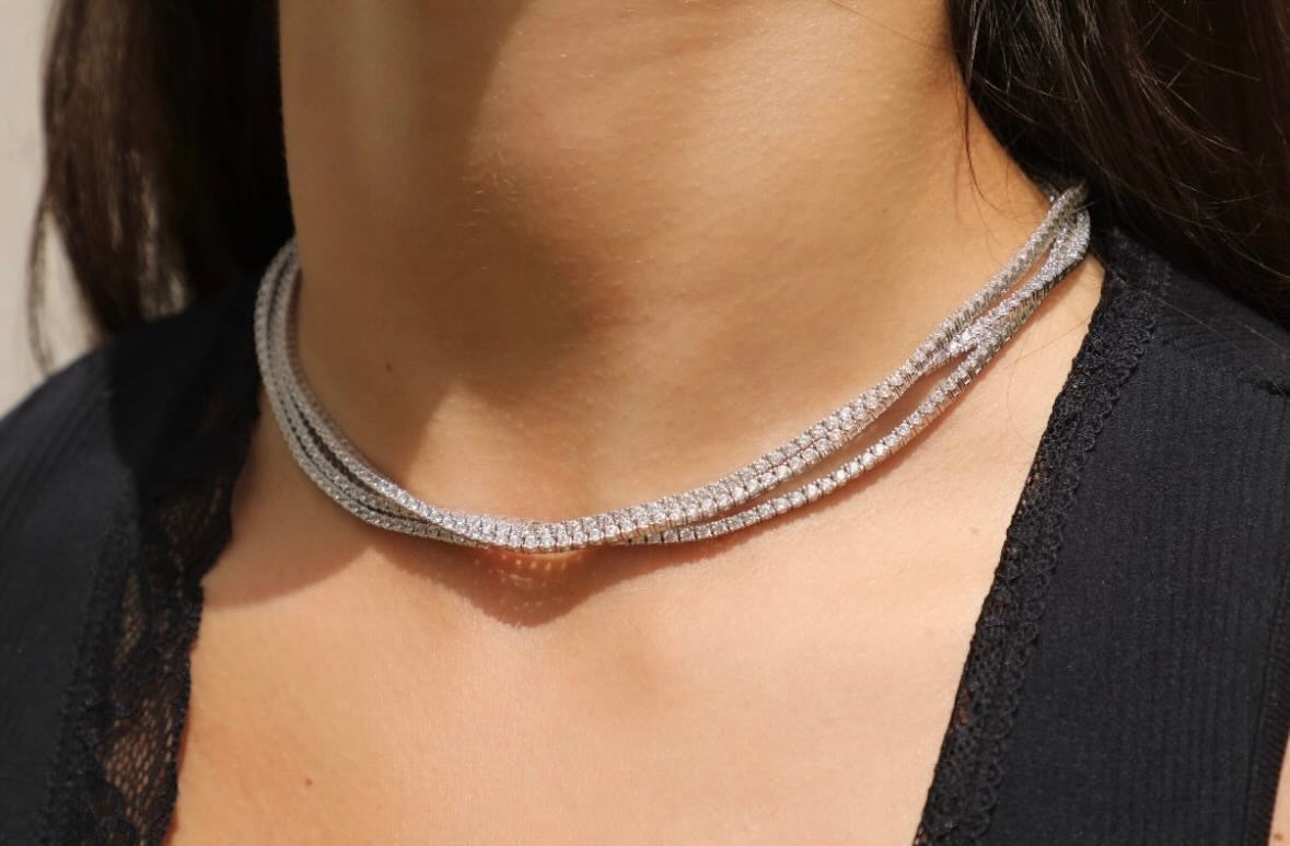 Mikonos Tennis Necklace