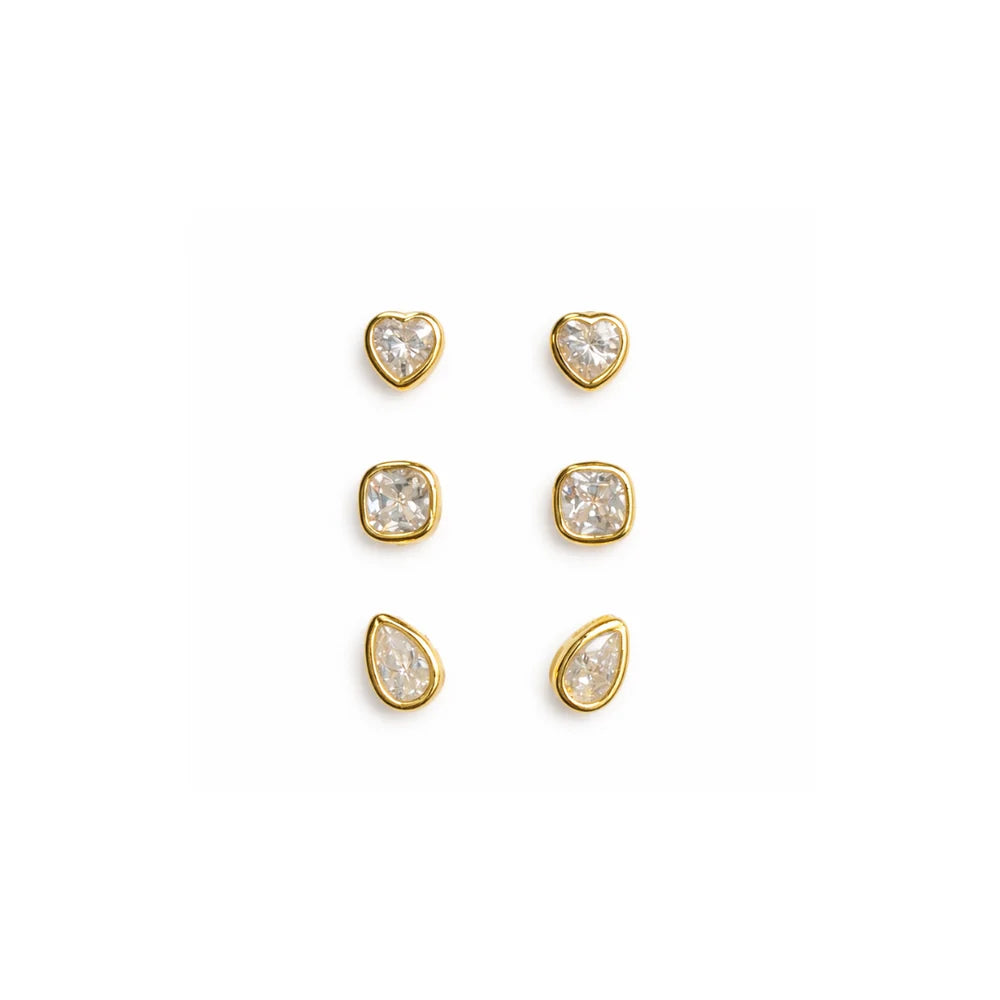 Dokos Bezel Studs