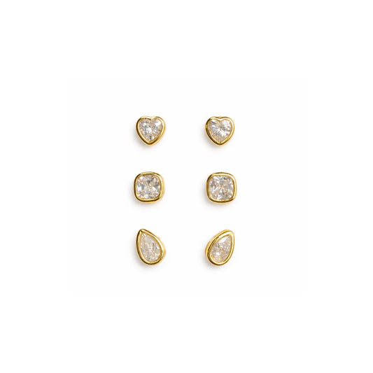 Dokos Bezel Studs