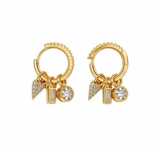 Maretti Charms Hoops
