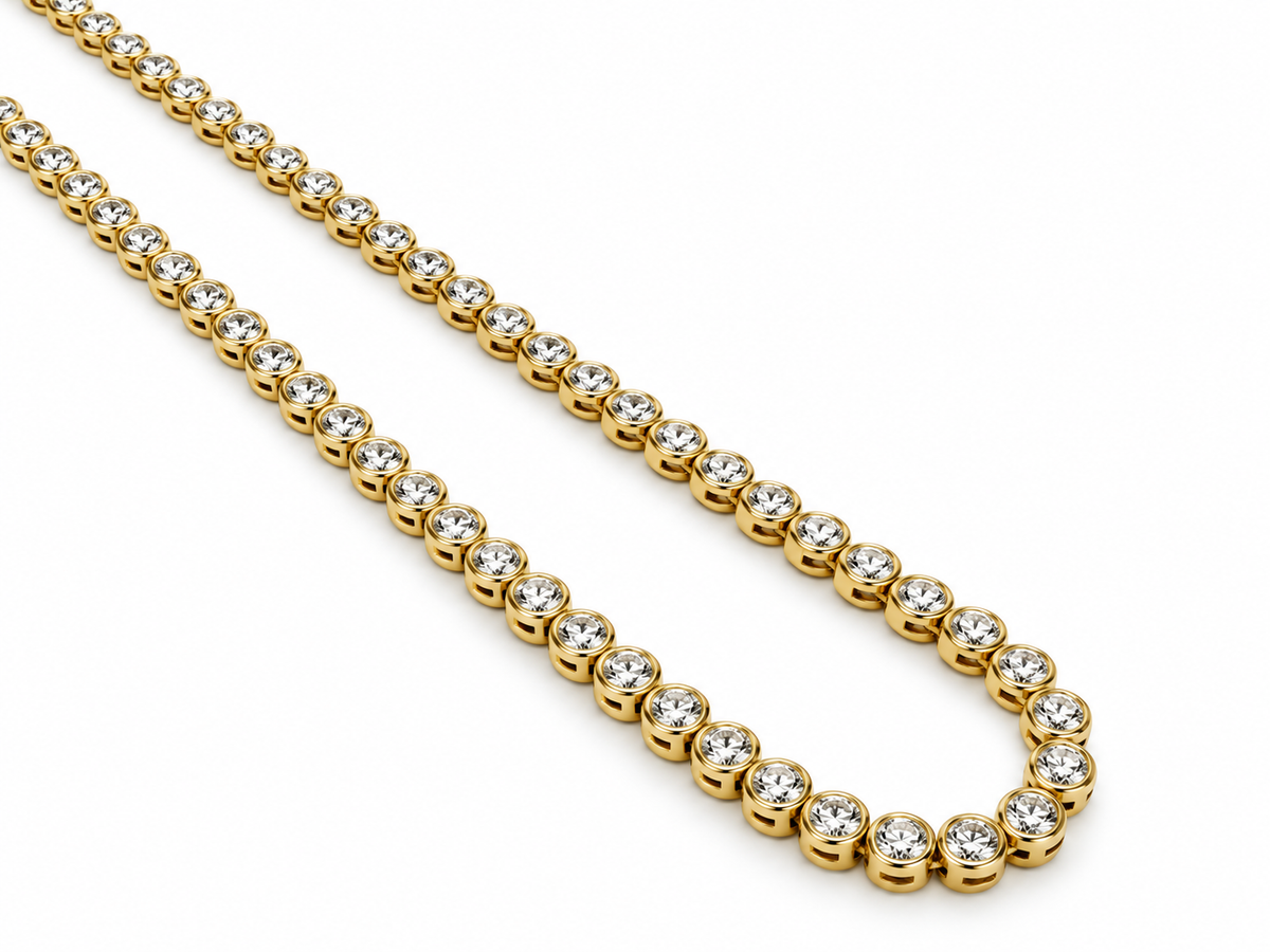 Tellaro Bezel Necklaces